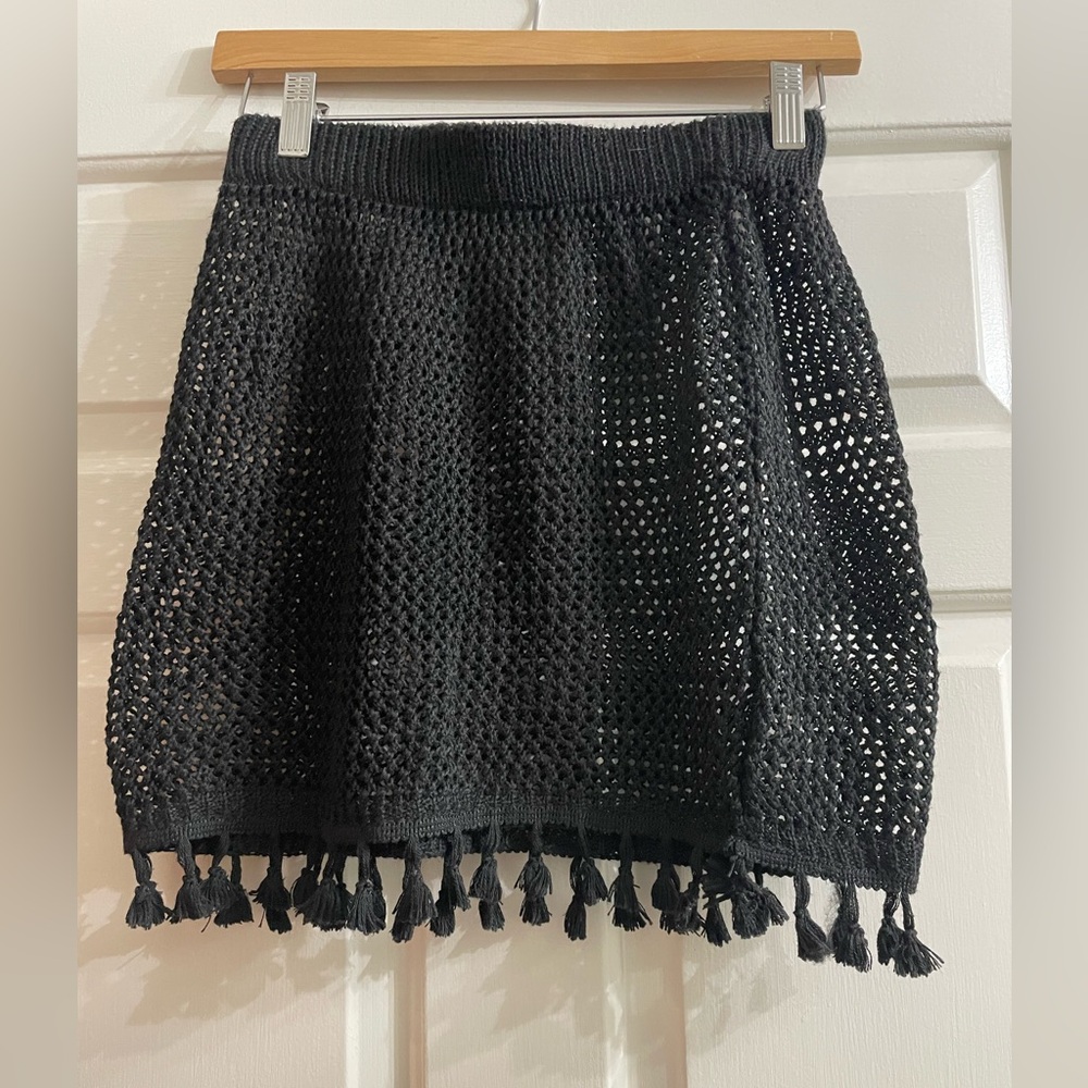 Crochet Knit Skirt/Bathing Suit Coverup